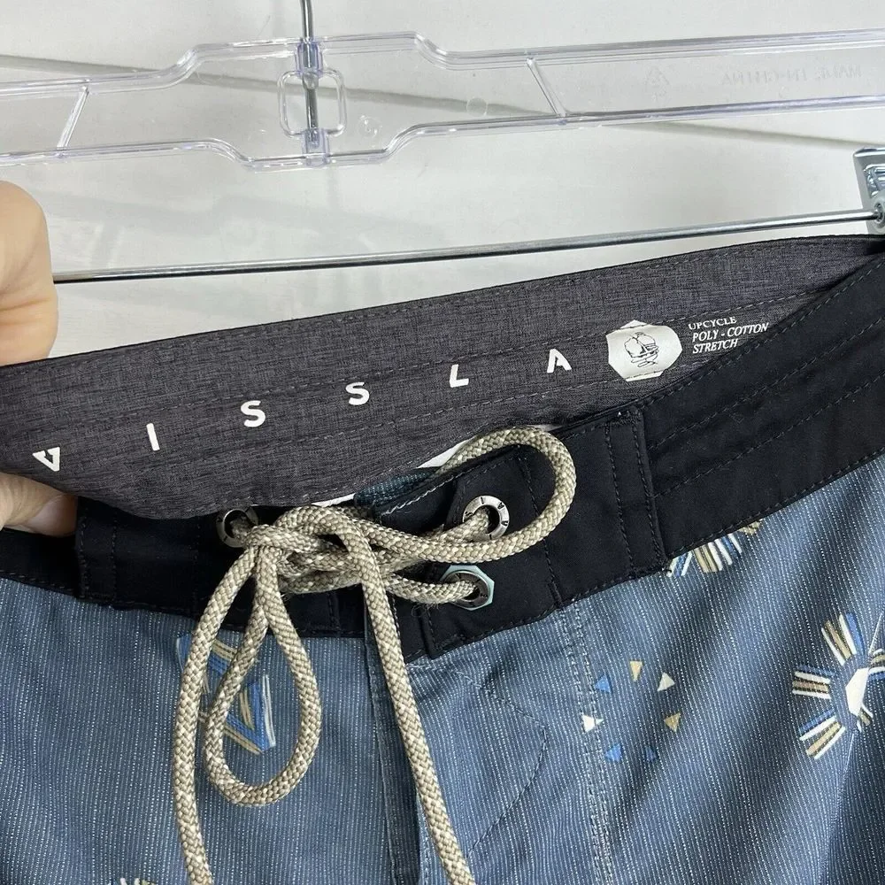 Vissla Board Shorts Mens 34 Upcycle Stretch  Floral Geometric Surf Beach‎